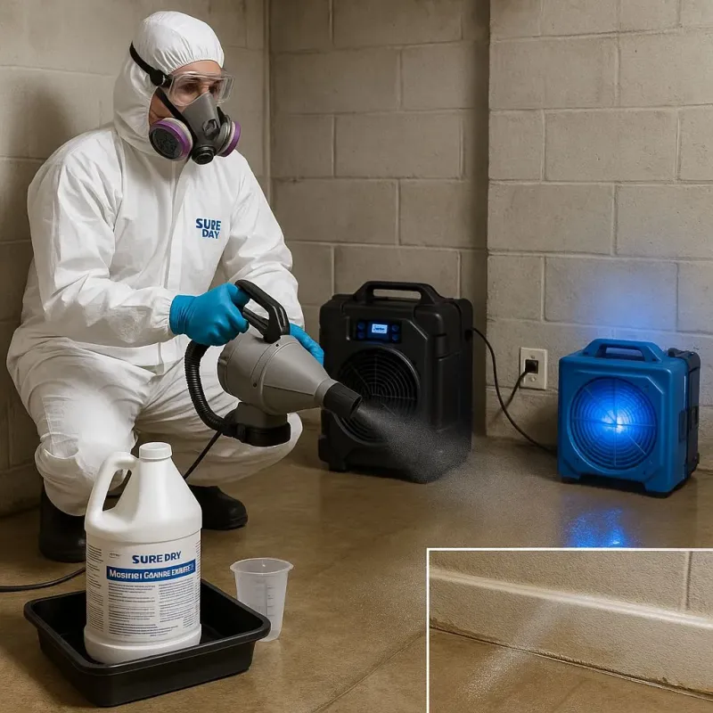 Sanitization and Odor Removal process in Joshua, TX